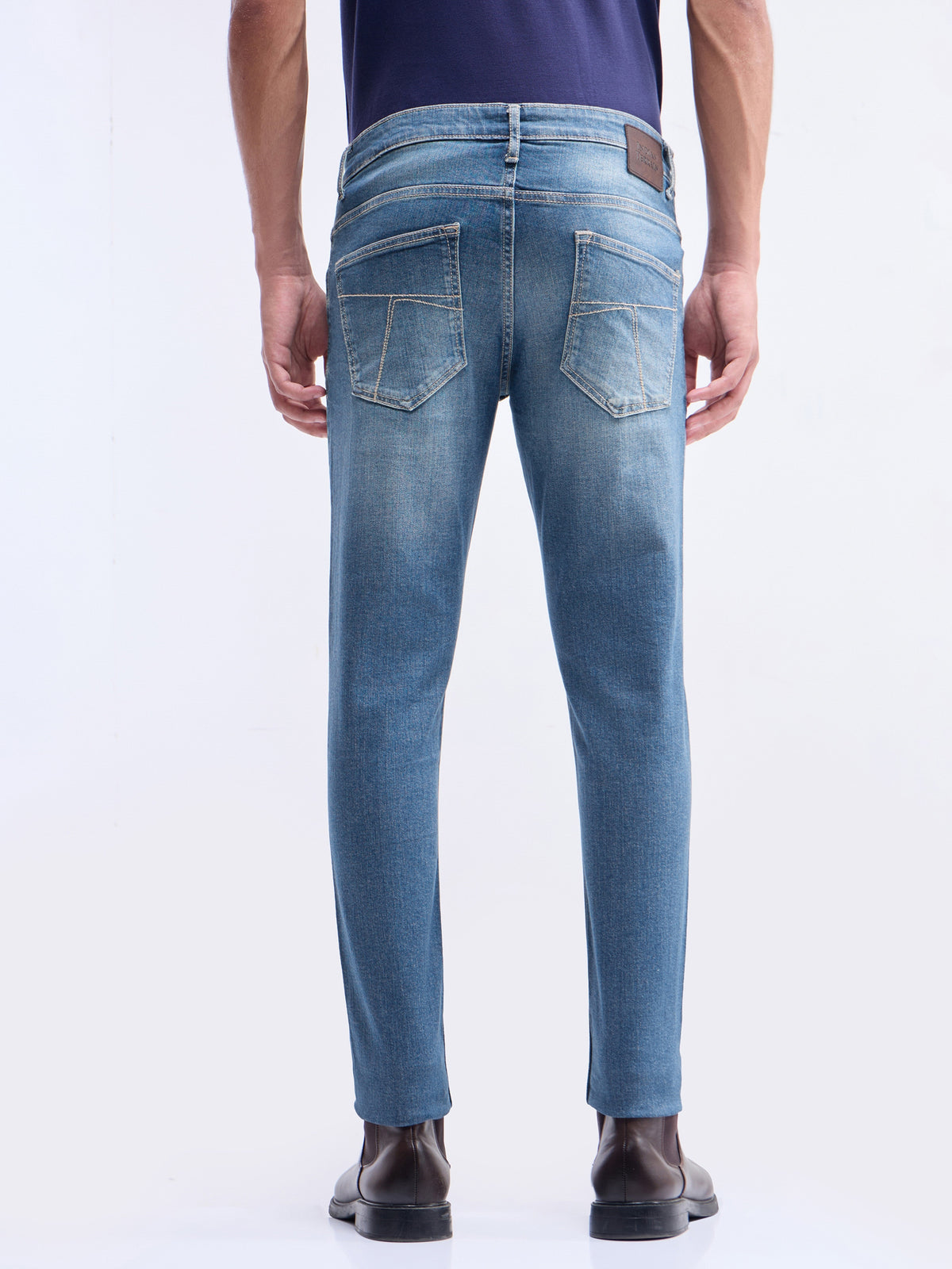 Skinny Fit Cotton Stretch Jeans - Tint Wash t4option_0
